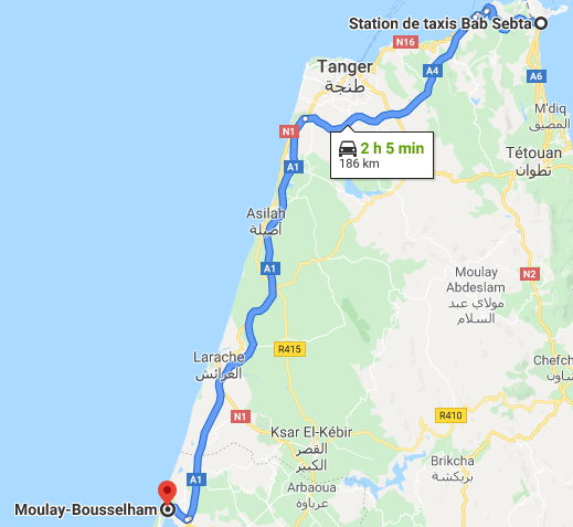 Traslado Ceuta a Moulay Bousselham