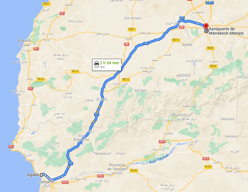 traslado aeropuerto tanger agadir
